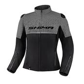 Shima Drift Gri Kadın Korumalı Motosiklet Montu