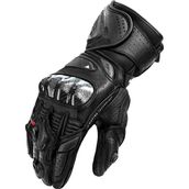 SHIMA RS-3 Korumalı Motosiklet Eldiveni Siyah