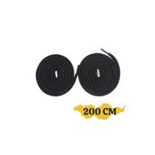 Shoes Comfort 200 cm Siyah Yuvarlak Bot Bağcığı, Fitilli Dayanıklı Sağlam Bağcık, Ayakkabı Bağcığı 1 Çift