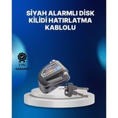 Shoplet Buğz Suya Dayanıklı 110DB Alarmlı Çelik Disk Kilidi