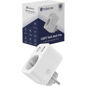 Shopwave Hybrone USB Type-C Girişli Akım Korumalı Wi-Fi Akıllı Priz, Adaptör, 16 Amper, Izleme, Ço - 000-Siyah