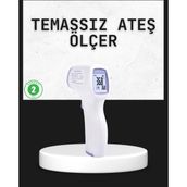 Shopwave Temassız Termometre Hızlı Ölçüm Güvenli Dijital Ateş Ölçer