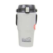 Shotay ST-8166 Çift Kullanım Beyaz 650 ml Çelik Termos