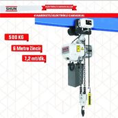 Shun Caraskal Vinç Elektrikli 4 Haraketli 500 kg 6 Metre