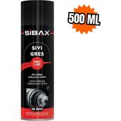 Sibax Sıvı Gres Yağı 500 ml Çok Amaçlı Yağlayıcı Sprey Sürtünme ve Aşınma Önleyici Özellikleriyle SB3000