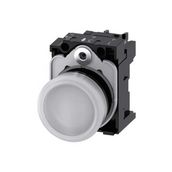Siemens 3SU1102-6AA60-1AA0 Beyaz 24VAC/Dc Led Sinyal Lambası