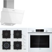 Siemens HB012FBW1T - EO6C2PP30O - LC63KPJ20T Beyaz 3'lü Ankastre Set