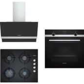 Siemens HB514FBR0T - EO6C6PB11O - LC65KAJ60T 3'lü Siyah Ankastre Set
