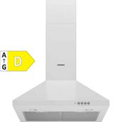 Siemens LC64PCC20T D Sınıfı 3 Kademeli Mekanik Duvar Tipi Davlumbaz Beyaz