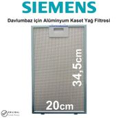Siemens LC65KA270T Davlumbaz Filtresi 20x34.5 cm Aspiratör Filtre