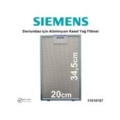 Siemens LC65KAJ20T Davlumbaz Filtresi 20x34.5 cm Aspiratör Filtre