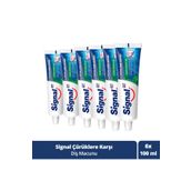 Signal Çürüklere Karşı Nane Ferahlığı Koruma 6x50 ml Diş Macunu