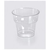 Sihirbaz Shop 100 Adet Sert Plastik Kristal Bardak Sağlam & Isıya Dayanıklı