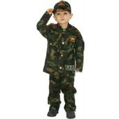 Şık Tasarım Asker Çocuk Kostümü