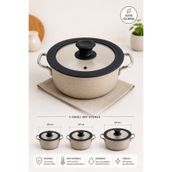Siliconly %100 Silikon Tencere Kapağı 20-22-24 cm Uyumlu Universal Cam Kapak Sızdırmaz Isıya Dayanıklı Bpa Içermez