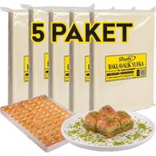 Silifke Yufka Baklava Yufkası - 5 Paket - 5 Tepsilik (±4500GR)
