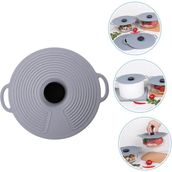 Silikon Isı Koruyucu Tencere ve Tava Kapağı - Koku Sızdırmaz 20 cm - Okaliptus - 28 CM