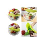 Silikon Isı Koruyucu Tutma Saplı Tava Tencere Kase Kapağı 24 Cm Silikon Ekru