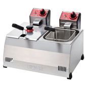 Silver 5+5 lt Elektrikli Fritöz