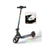 SIMATE Scooter Çocuk Elektrikli – 130W ,LED, Amortisörlü,Dizlik & Dirseklik Hediyeli -Distribütör Garantili