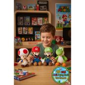 Simba Nintendo Super Mario Peluş 4’lü Set 20 cm Mario Luigi Yoshi Toad Lisanslı Oyuncak