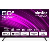 Simfer 50SFSV6B 50 inç 127 Ekran 4K Ultra HD Vidaa LED TV