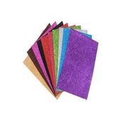 Simli Eva 25x35 cm 10 Renk 1 Paket Simli Eva Süngeri 10'lu Okul Kreş Anasınıfı Elişi Etkinlikleri
