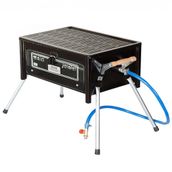 Simline Lav Taşlı Cam Fırınlı Tüplü Mangal
