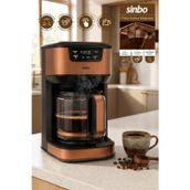 Sinbo Scm-9040 Bronz Otomatik Zaman Ayarlı Xl 14 Fincan Filtre Kahve Makinesi Dijital Göstergeli
