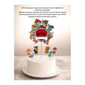 Sinem Gift Paw Petrol Konseptli Pasta Süsü - Doğum Günü Pasta Süsü - Paw Petrol Konseptli Cupcake Süsü