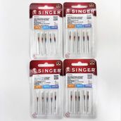 Singer 4 Paket Dikiş Makinesi Iğnesi Karışık Paket- 12-14-16 (1 Pakette 2ADET12- 2ADET14- 1ADET16NO)