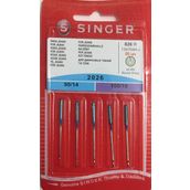 Singer Ev Dikiş Makine İğnesi, 6'lı veya 12'li paket (2şer veya 4er paket 11 no,14 no ve kot iğnesi) (12)