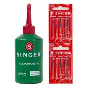 Singer Sınger 100Cc Makine Yağı Ve Sınger 14 No Ve 11 No Makine Iğnesi (10 Ad İğne)
