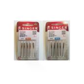 Singer Sınger 2045 Model 90/14 Ve 80/12 No Makine Jarse Iğnesi, Tüm Ev Tipi Dikiş Makineleri Ile Uyumludur, Beyaz