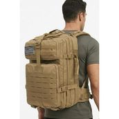 Single Sword 50L Taktik Sırt Çantası Su Geçirmez Askeri Outdoor Kamp Dağcı Çanta (Renk=BEJ) - Standart