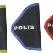 Single Sword Çocuk Tabanca Kılıfı - Polis Yazılı