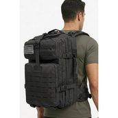 Single Sword Su Geçirmez 50 L Outdoor Taktik Sırt Çantası - Renk: Siyah - Standart