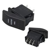 Sintine Pompa Sembollü Işıksız Yaylı 3 Pinli On-Off 12-24V Marin Switch