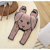 Şirin Sicak Tutan Çocuk Atkı - Bunnies In Town Pembe Tavsan