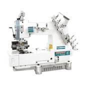 Siruba Hf008-02064p/fbq/c D.drive 2 İğne Bıçak Ve Aparat Ayarlı Kot Köprü Hazırlama Makinesi