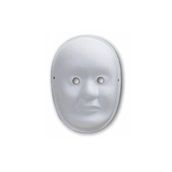 Şişman Surat Puti Karton Maske