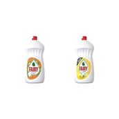 Sıvı Bulaşık Deterjanı Portakal Kokulu, 1500 ml & Fairy Ultra Hızlı Sıvı Bulaşık Deterjanı Limon ve Limonu, 1500 ml - Option-1