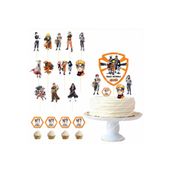 SİYAH PARTİ EVİ Naruto Pasta Süsü Seti
