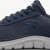 Skechers 232758TK Blu Track Leshur Mavi Erkek Spor Ayakkabı