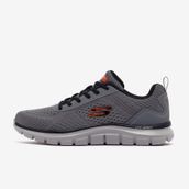 Skechers 232758TK CCOR Track Leshur Gri Erkek Spor Ayakkabı