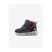 Skechers 401504N Ccbk Magna Lights Gri Siyah Erkek Çocuk Bot