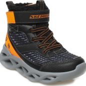 Skechers 401651L Twisted Brights Siyah Erkek Çocuk Bot
