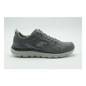 Skechers 52812-Char Summits Gri Erkek Spor Ayakkabı