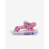 Skechers Flutter Hearts Sandal-blurry Love Büyük Kız Çocuk Pembe Işıklı Sandalet 303110l Pklv Pembe