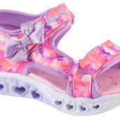 SKECHERS FLUTTER HEARTS SANDAL-BLURRY LOVE Kız Çocuk Gs Pembe Işıklı Sandalet, Pembe, 30